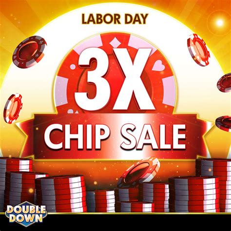  doubledown casino 3x chip sale